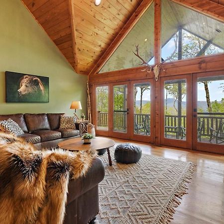 Lucky Bear Cabin Banner Elk Exterior foto